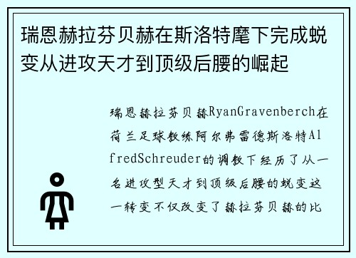 瑞恩赫拉芬贝赫在斯洛特麾下完成蜕变从进攻天才到顶级后腰的崛起